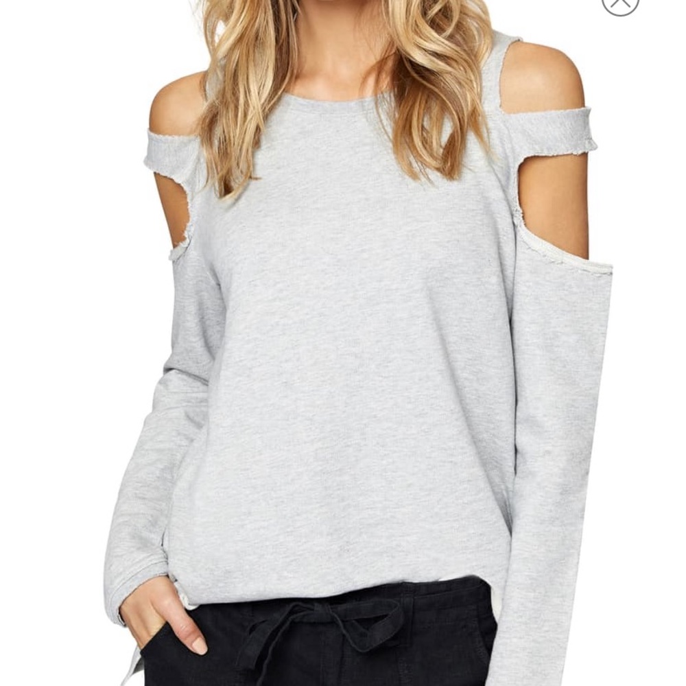 Sanctuary Park Slope Cold Shoulder Sweatshirt